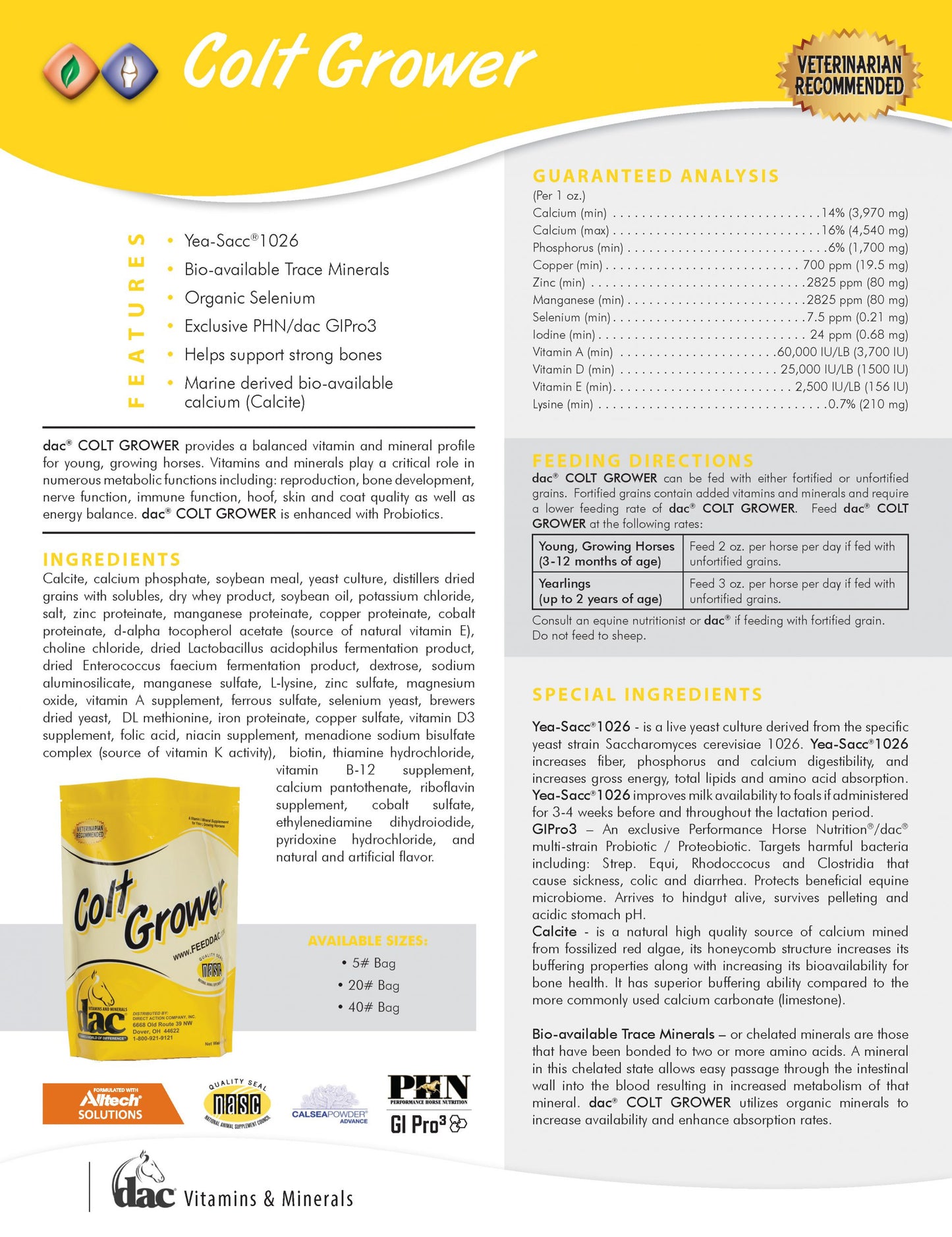 Colt Grower 5#