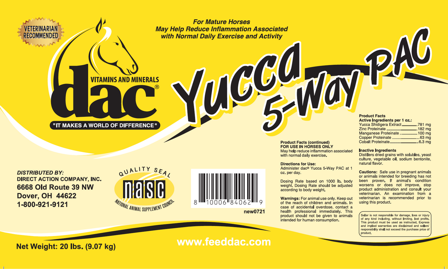 Yucca 5-Way PAC 5#